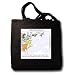 Geeks Flying South For Winter - Funny Gifts - Black Tote Bag JUMBO 20w X 15h X 5d