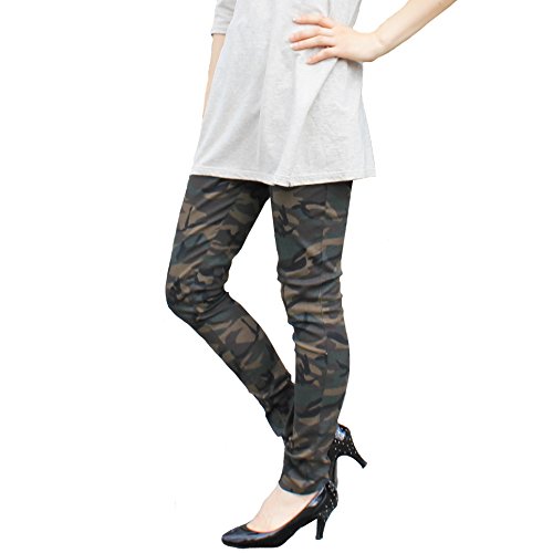 超美脚 迷彩柄レギンスパンツ レギパン パギンス チノパン