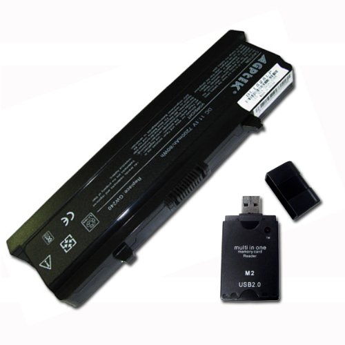 7200mAh 9 Cells Replacement Dell Inspiron 1525 1526 series Laptop Battery fits RN873 GP952 M911 X284G series Laptops