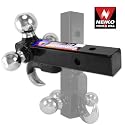 Ultra-Duty 4-in-1 Ball Hitch Mount with 7,000 LB Tow Capacity with Hook