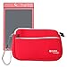 DURAGADGET Protective Neoprene Carry Case for Boogie Board 8.5 Inch, Boogie Board JOT 8.5 Inch Writing Tablet & Personal Organiser with Front Zip Pocket_US (Red)