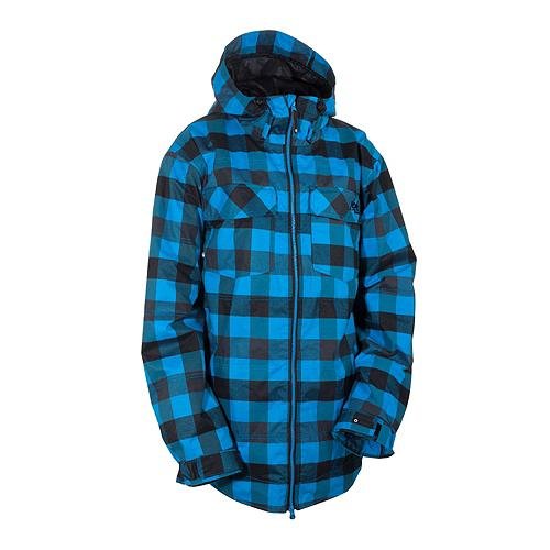 Nomis Herren True Flannel Shell Jacke, bright blue box plaid, L Preisvergleich