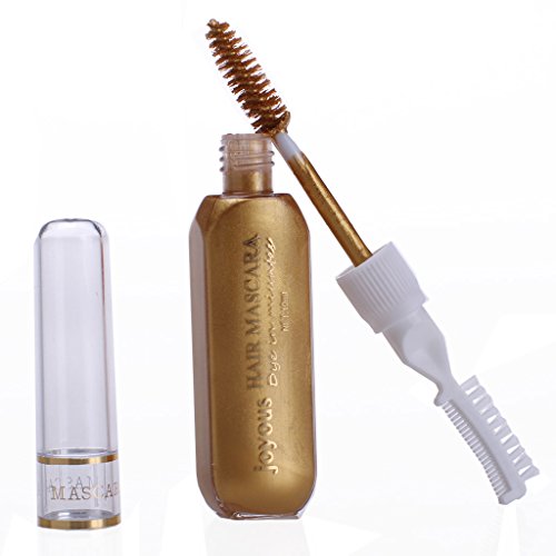 Joyous Professional Temporary Hair Color Highlights & Streaks Mascara (Golden Yellow)