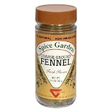 Spice Garden Coarse Fennel, Ground, 1.75-Ounce Jar (Pack of 8)