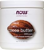 Now Solutions Cocoa Butter with Jojoba Oil, Multi-Purpose Moisturizer, 6.5 Ounce