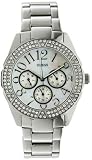 Guess Women's U12510L1 Silver Stainless-Steel Quartz Watch with Mother-Of-Pearl Dial