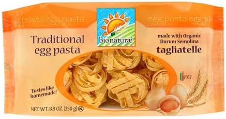 Bionaturae Organic Tagliatelle Egg Pasta - 8.8 oz