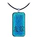 Chinese FRIENDSHIP - Dichroic Glass Pendant Charm with .925 bail