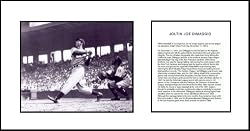 Joe DiMaggio New York Yankees MLB Instant Classic Framed Photograph with Farewell Retirement Speech