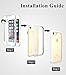Style4U iPhone 8 / iPhone 7 Case, Slim Shock Absorbent Scratch Resistant Full Body Protection Hybrid Armor Defender Case for Apple iPhone 8 and iPhone 7 with 1 Stylus [White]
