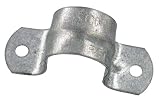 Sioux Chief 502-4PK2 4 Count 1in IPS Galvanized Steel 2 Hole Tube Strap