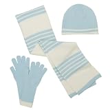 Xhilaration® Striped 3 Piece Set - Blue/White