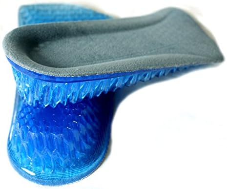 FootFish Massaging Gel Insoles Back Heel Silicon Insole with Spiracular Hole