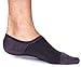 Bambu Men's Premium Bamboo No Show Socks 4 pairs - Non Slip & No Holes