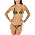 Xhila Camouflage Top w Trim Swimwear