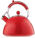 Copco Journey 2.5 Quart Red Teakettle