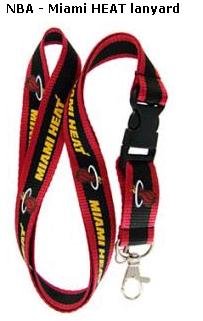 NBA Miami Heat Lanyard Keychain Holder