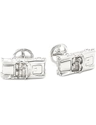 ROTENIER "Novelty" Sterling Silver 1950s Car and Wheel Cufflinks