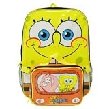 Spongebob Squarepants Large Backpack with Detachable Lunchbox Kit set