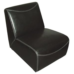 Noble House Home Accents Troy Element Single Leather Seat by Noble House Home Accents