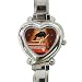 Limited Edition Violano Italian Charm Heart Watch Bird Raven Crow