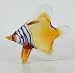 Amber Art Glass Fish E105