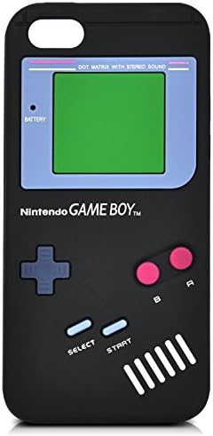 Veroda Boy Game Console Style Silicone Cover Skin Case For iPhone 5C Color Black