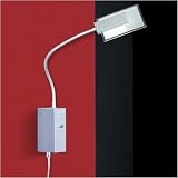 LED Wandleuchte tiefenverstellbar “Lomia” in Klar / Chrom