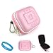 Pink Durable Compact Digital Camera Carrying Case with Dual Zippered Opening and Removable Carbineer for Nikon Coolpix Models: S4100, S3100, S80, S5100, S3000, S4000, S1000pj, S70, S640, S620, S230, S220 Digital Camera + SumacLife TM Wisdom Courage Wristband
