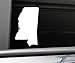 Mississippi Vinyl Decal Laptop Car Truck Bumper Window Sticker, 6.5