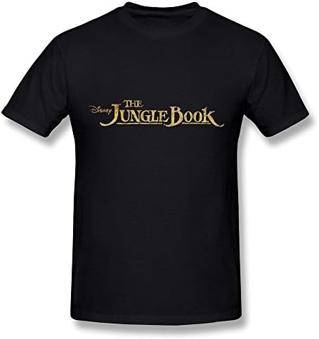 The Jungle Book 2016 Drama Film Logo T Shirt For Men Black