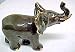 Gorgeous Majolica African Elephant Figurine Statue Image