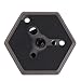 Vktech Replacement Hexagonal Quick Release Plate with 1/4inch -20 Screw for Camera