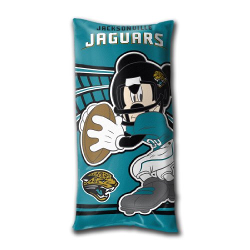 Disney/NFL Jacksonville Jaguars Mickey Mouse Fold-Up Body Pillow