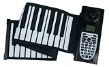 LCD Display Portable Roll up Piano 49 Keys Electronic Keyboard