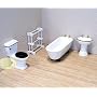 Melissa & Doug Deluxe Doll-House Bathroom Furniture