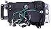 AnzoUSA 111166 Projector with Halo CCFL Black Headlight - (Sold in Pairs)