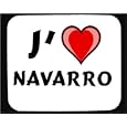 J'aime Navarro tapis de souris d�cor�