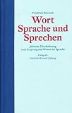 Produkt-Bild: Wort Sprache und Sprechen: J&uuml;dische &Uuml;berlieferung vom Ursprung und Wesen der Sprache