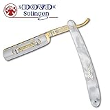 Dovo Straight Razor Mother of Pearl Carbon Steel Blade