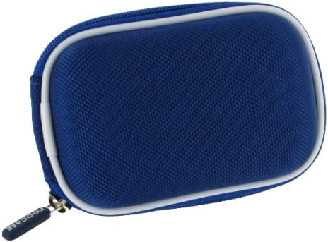 rooCASE Nylon Hard Shell (Dark Blue) Carrying Case with Memory Foam for FujiFilm Fuji FinePix XP30 Digital Camera