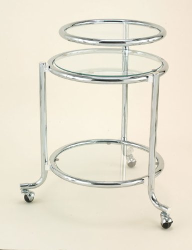 Adesso WK2646-22, Sonata 3-tier Rolling Trolley Adesso WK2646-22, Sonata 3-tier Rolling Trolley