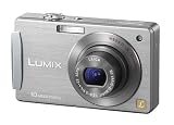 Panasonic Lumix DMC-FX500 DigitalKamera (10 Megapixel, 5-fach opt. Zoom, 3" Display, Bildstabilisator, 25mm Weitwinkel) silber - 