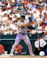 Giambi, Jason (Oakland Athletics) Autographed/Hand Signed 8x10 Photo