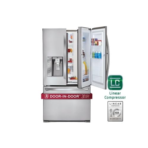 Best Price LG LFX31945 Super Capacity 3-Door French Door Refrigerator Door-in-Door, Stainless Steel