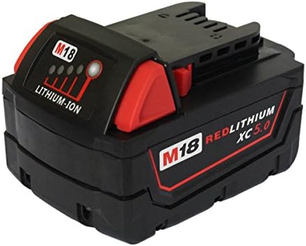 Ohyesbat 18V 5.0Ah Replacement Battery for MILWAUKEE M18 Cordless Tool Battery