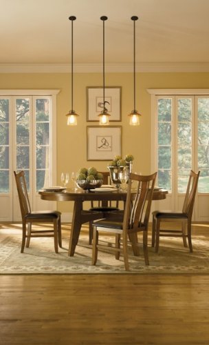 Powell Tiburon American Walnut Dining Set, 5-Piece