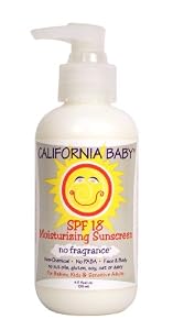 California Baby SPF18, Fragrance-Free, 4.5 oz