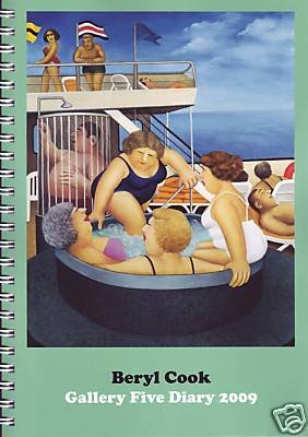 BERYL COOK 2009 WEEK TO VIEW RINGBOUND DIARY NEW
