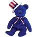 May04 Ty Beanie Babies Sam Three Color Set July 4, 2003 Retired